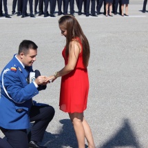 INEDIT: Cerere în căsătorie la Școala de Jandarmi de la Dragășani