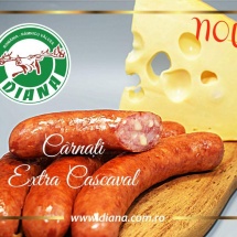 DIANA a adaugat un nou produs in portofoliu – Carnatii Extra Cascaval