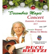 Ducu Bertzi va susţine un concert de colide în centrul Râmnicului