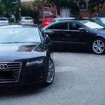 FOTO: Autoturism Audi A7 furat din Râmnicu Vâlcea. Hoţul a fost prins azi