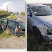 FOTO: ACCIDENT la MIHĂEŞTI. Două şoferiţe implicate…