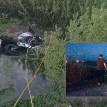 FOTO: Motociclist rănit la Tătărani după ce a fost acroşat de un tractor