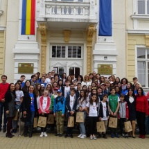 FOTO: Elevi din Cehia şi Olanda au vizitat Primăria Râmnicu Vâlcea