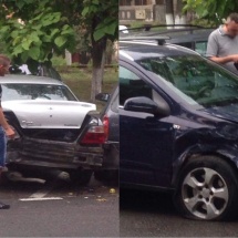 FOTO-VIDEO: ACCIDENT cu cinci mașini în OSTROVENI – RÂMNICU VÂLCEA