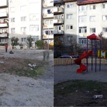 FOTO: Primăria Horezu strică parcurile de joacă. Sărdărescu ,,s-a încurcat” cu baptiştii!