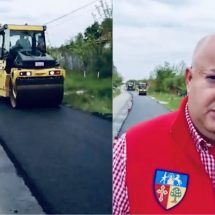 VIDEO. Se toarnă covoare asfaltice pe DN 67B, Drăgășani – Grădiștea