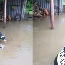 VIDEO. Inundații la Drăgășani. Pompierii intervin