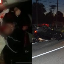 FOTO-VIDEO. Imagini șocante de la ACCIDENTUL de la SLĂTIOARA. Șoferul  era beat și a fugit