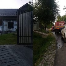 FOTO. Incendiu într-o gospodărie din Stroești