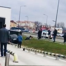 VIDEO. ACCIDENT GRAV în zona PENNY Market din RÂMNICU VÂLCEA