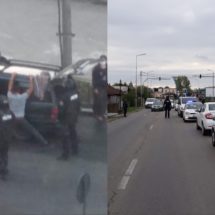FOTO-VIDEO. Acțiuni în forță ale Poliției în Râmnicu Vâlcea