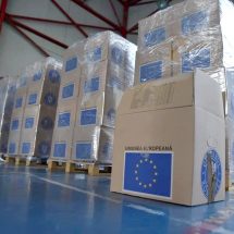 RÂMNICU VÂLCEA. Au venit ajutoarele alimentare de la UE. Începe distribuirea!