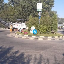 Au început lucrările de reabilitare a sensului giratoriu de la intersecţia bulevardul Dem Rădulescu cu strada Ostroveni