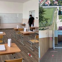 Şcoală din Păuşeşti Otăsău, modernizată cu beneficiarii de ajutor social şi angajaţii primăriei
