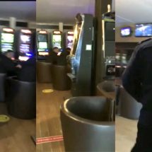 VIDEO. Jandarmii au dat iama într-un bar din Băbeni. S-a lăsat cu amenzi!