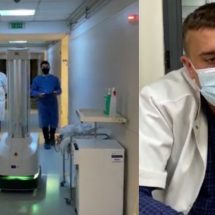 VIDEO. Trei spitale din Vâlcea au primit roboți dezinfectanți cu ultraviolete