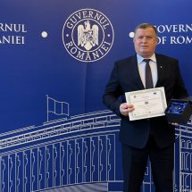 FOTO/VIDEO. Primarul Mircia Gutău a primit în numele Municipalității Râmnicului Eticheta ELoGE pentru excelență în guvernarea locală