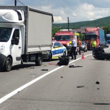 FOTO. ACCIDENT MORTAL pe DN 7, între Vâlcea și Pitești