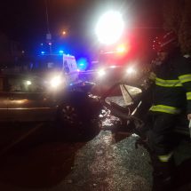 FOTO. Accident rutier în municipiul Râmnicu Vâlcea