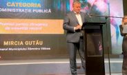 PRIMARUL GUTĂU a fost premiat în cadrul Galei CAPITAL Excelența în Management pentru atragerea de investiții record în Râmnicu Vâlcea
