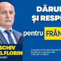 Competență, Experiență, Respect! Daniel Florin PARASCHIV (PNL) are sprijinul locuitorilor din Frâncești