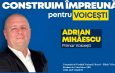 Adrian MIHĂESCU (PNL) este pregătit să vină primar la Voicești. Ce proiecte propune pentru dezvoltarea comunei