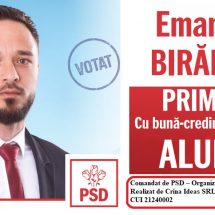 Emanuel BIRĂRUȚI (PSD) candidează pentru Primăria Alunu cu o listă clară și transparentă de proiecte